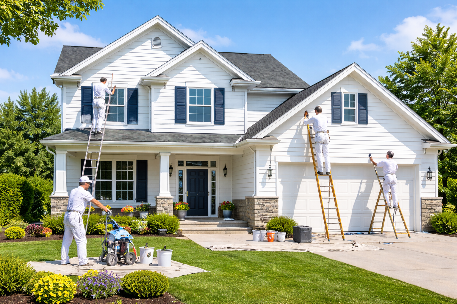 Exterior House Painting Cost