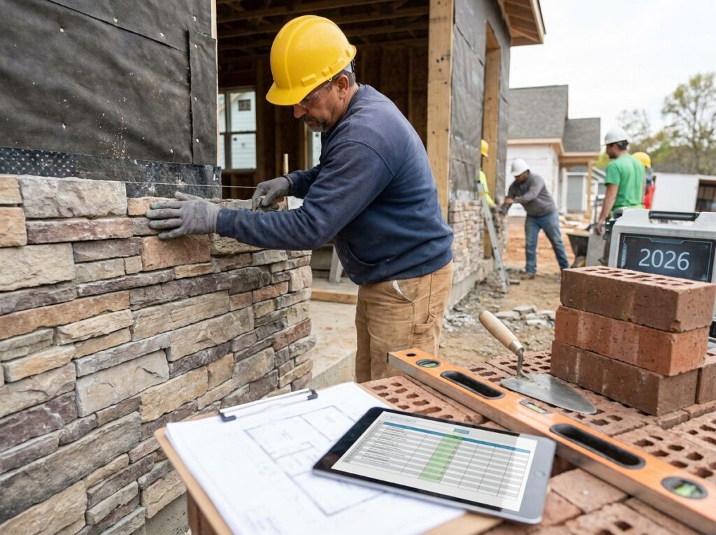 Masonry Work Cost Per Hour in 2026: A Complete Pricing Guide for Homeowners & Contractors