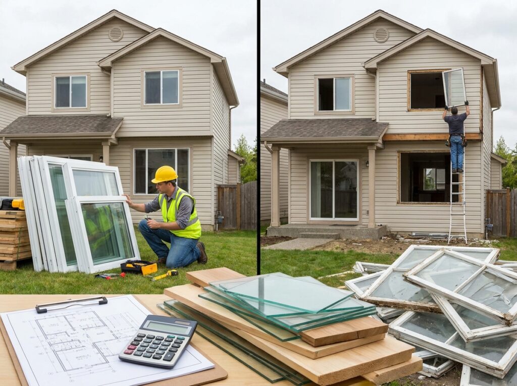Cost to Replace Windows in a 2,000 Sq Ft House (Materials + Labor)