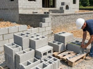 Dimensions of concrete masonry blocks and their uses