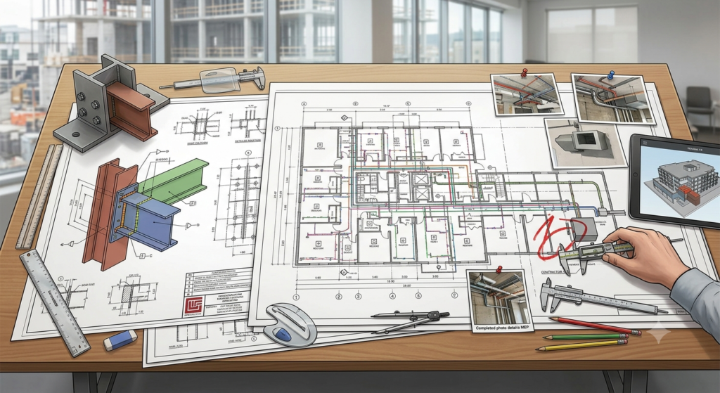 What's the Difference Between Shop Drawings, Construction Drawings, and As-Built Drawings