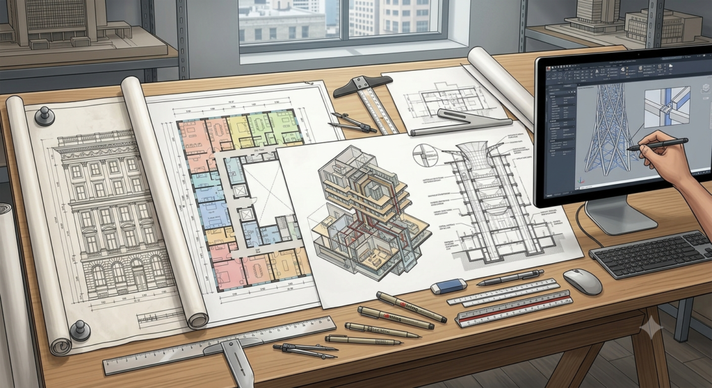 Types of Architectural Drafting You Need to Know